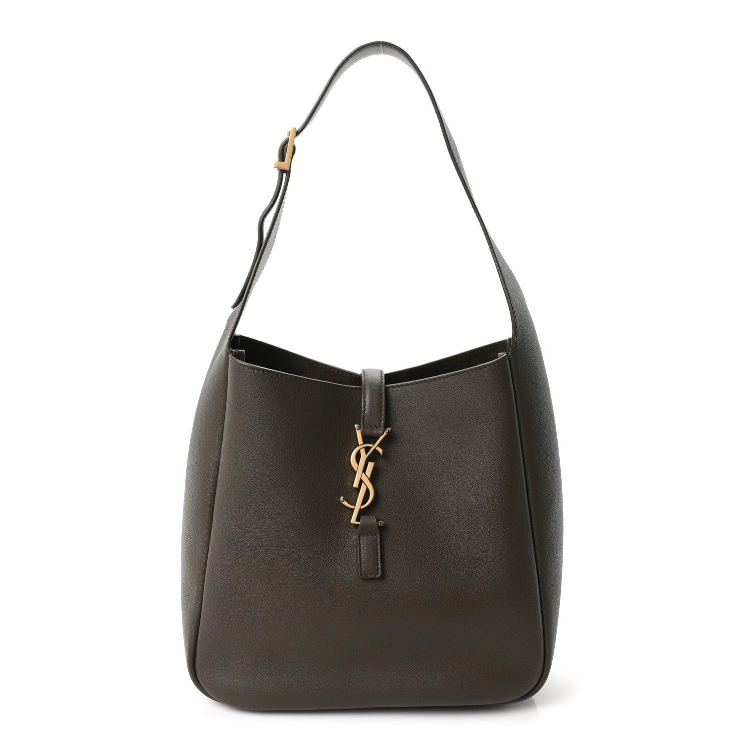 Saint Laurent Smooth Calfskin Small Le 5 A 7 Soft Hobo Light Musk 1 of 10