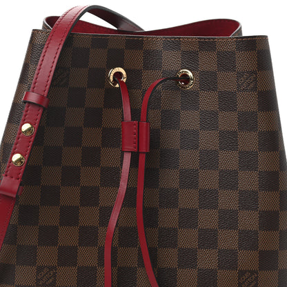 Louis Vuitton Damier Ebene Neonoe MM Cherry Berry 7 of 9