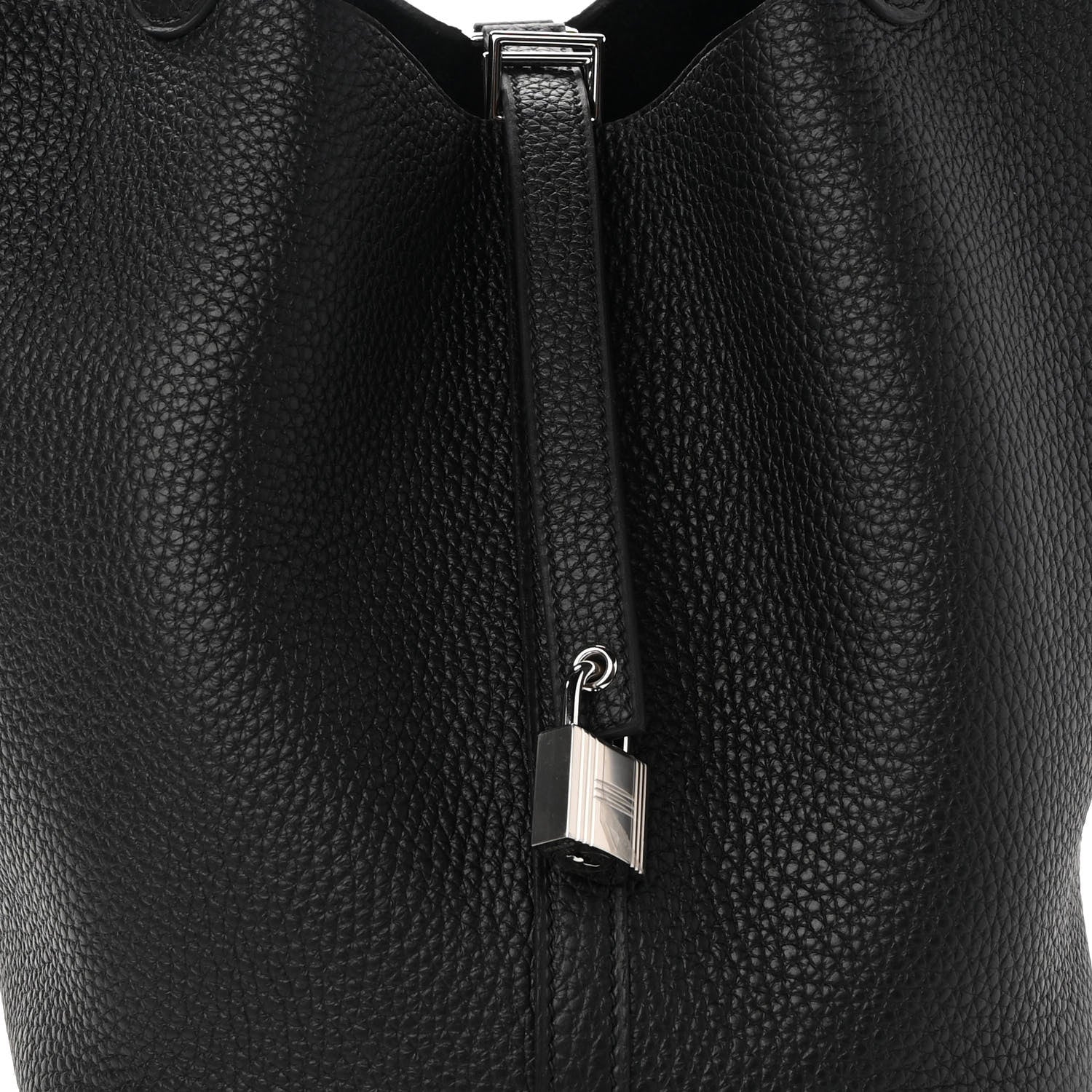 Hermes Taurillon Clemence Picotin Lock 22 MM Black 8 of 11