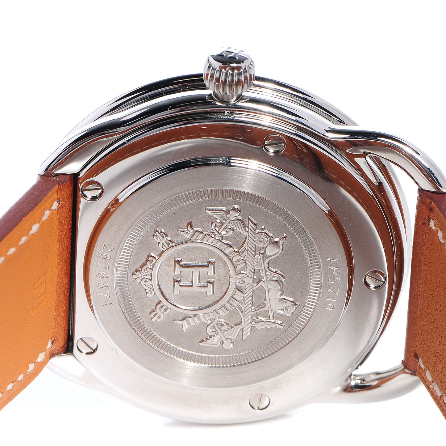 Stainless Steel Barenia 38mm Arceau Quartz Watch Fauve