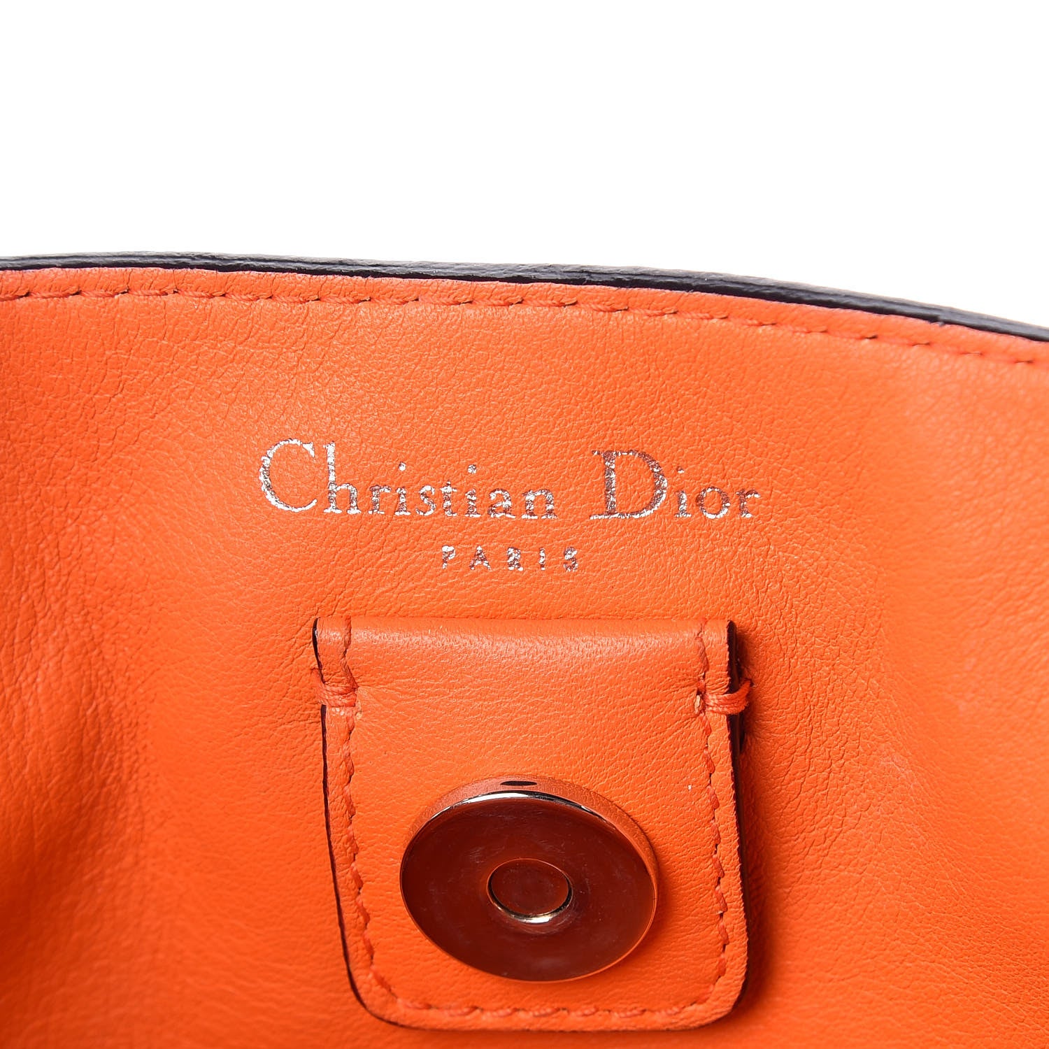 Christian Dior Bullcalf Medium Diorissimo Tote Parme 7 of 16