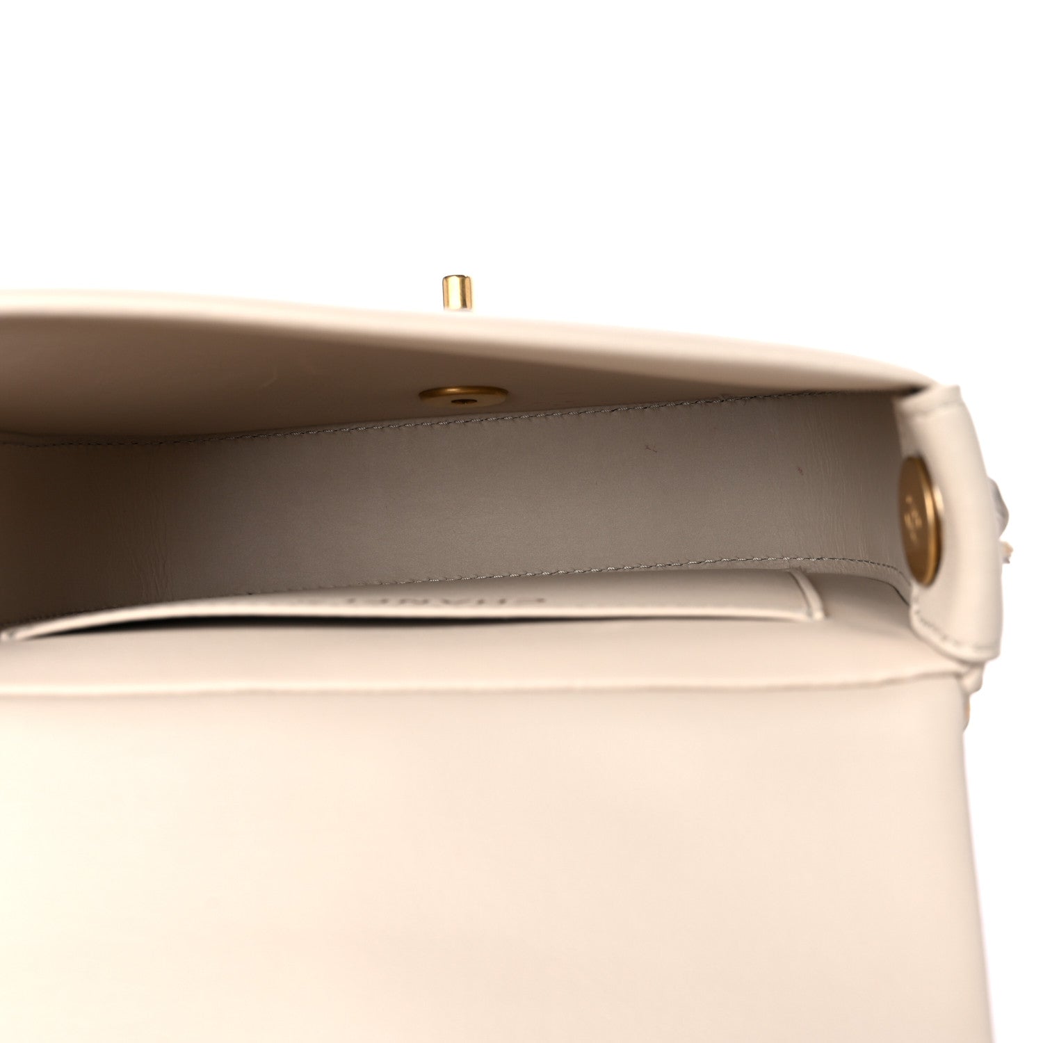 Chanel Calfskin Quilted Mini Nailed CC Flap Bag Beige 5 of 11