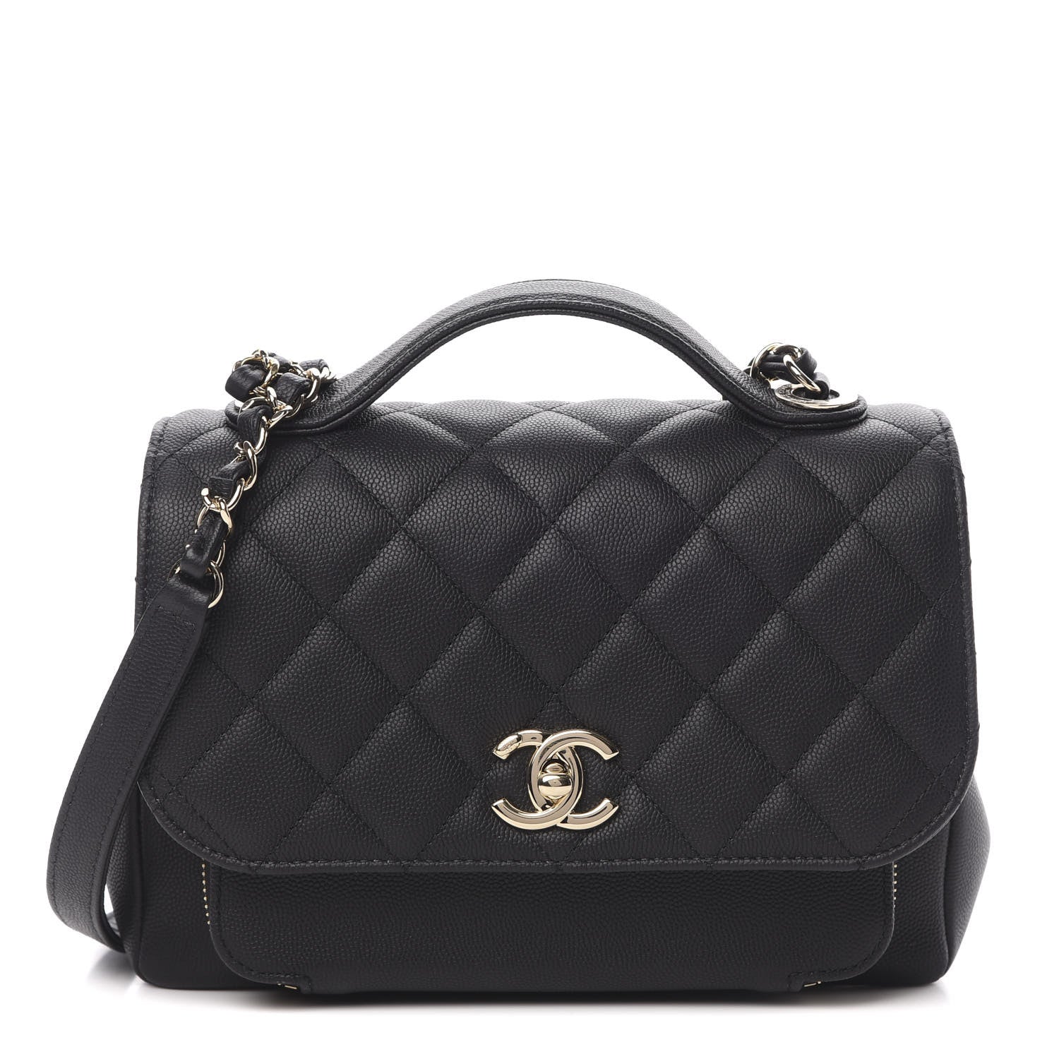Chanel Caviar Quilted Medium Business Affinity Flap Black 1 of 12