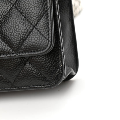 Chanel Caviar Quilted Wallet On Chain WOC Black 12 of 12