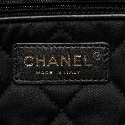Chanel Shiny Calfskin Quilted Small Chanel 22 Black 6 of 11