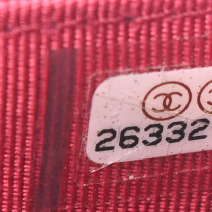 Chanel Caviar Quilted Wallet On Chain WOC Dark Pink 7 of 9