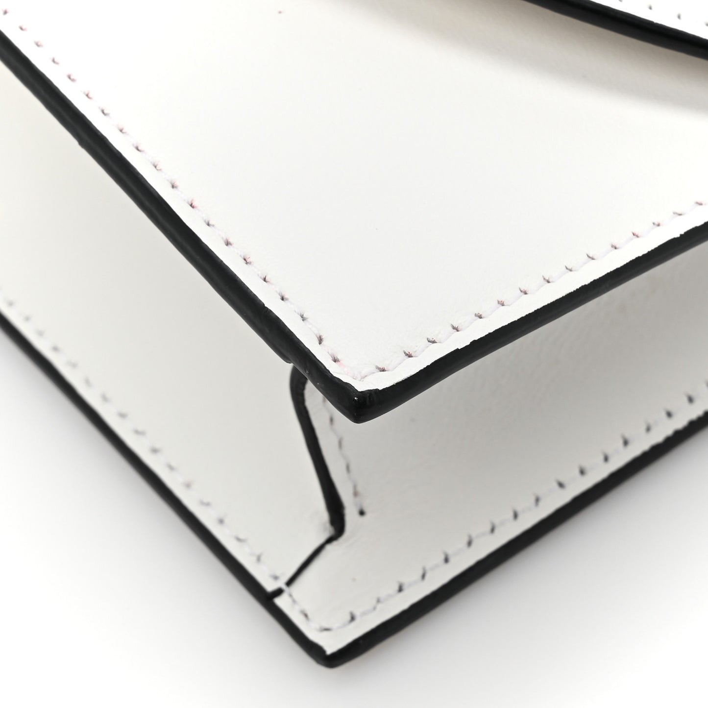 Calfskin Loubi54 Crossbody Clutch White