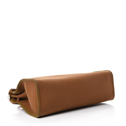 Hermes Vache Hunter Toile Herbag Zip 31 PM Alezan 4 of 12