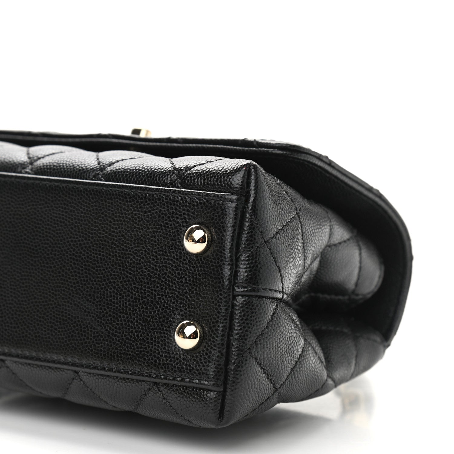 Chanel Caviar Quilted Extra Mini Coco Handle Flap Black 9 of 9