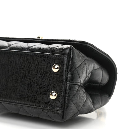 Chanel Caviar Quilted Extra Mini Coco Handle Flap Black 9 of 9