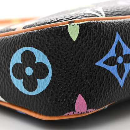 Louis Vuitton Monogram Multicolor Pochette Accessories Black 8 of 9