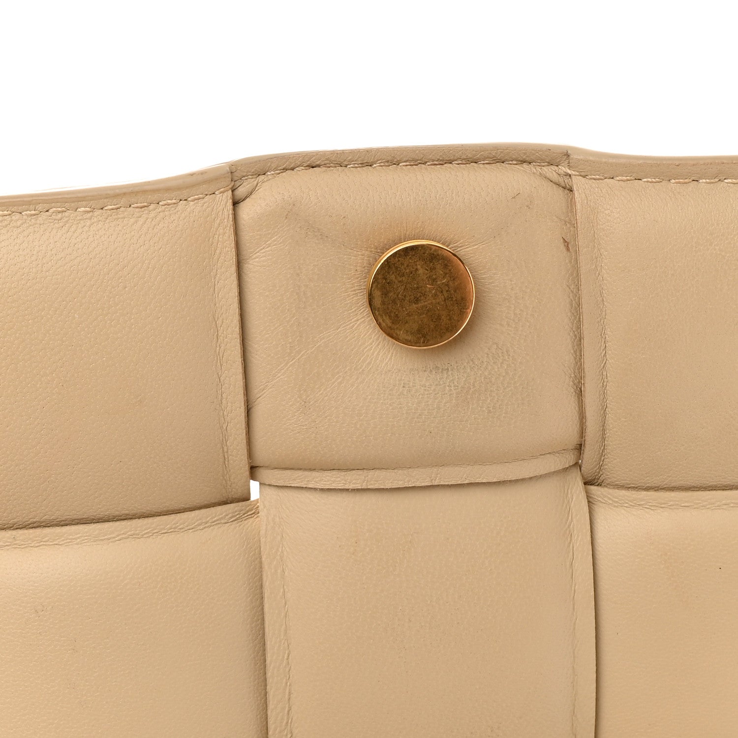 Bottega Veneta Lambskin Maxi Intreccio Padded Chain Cassette Crossbody Bag Porridge 12 of 21