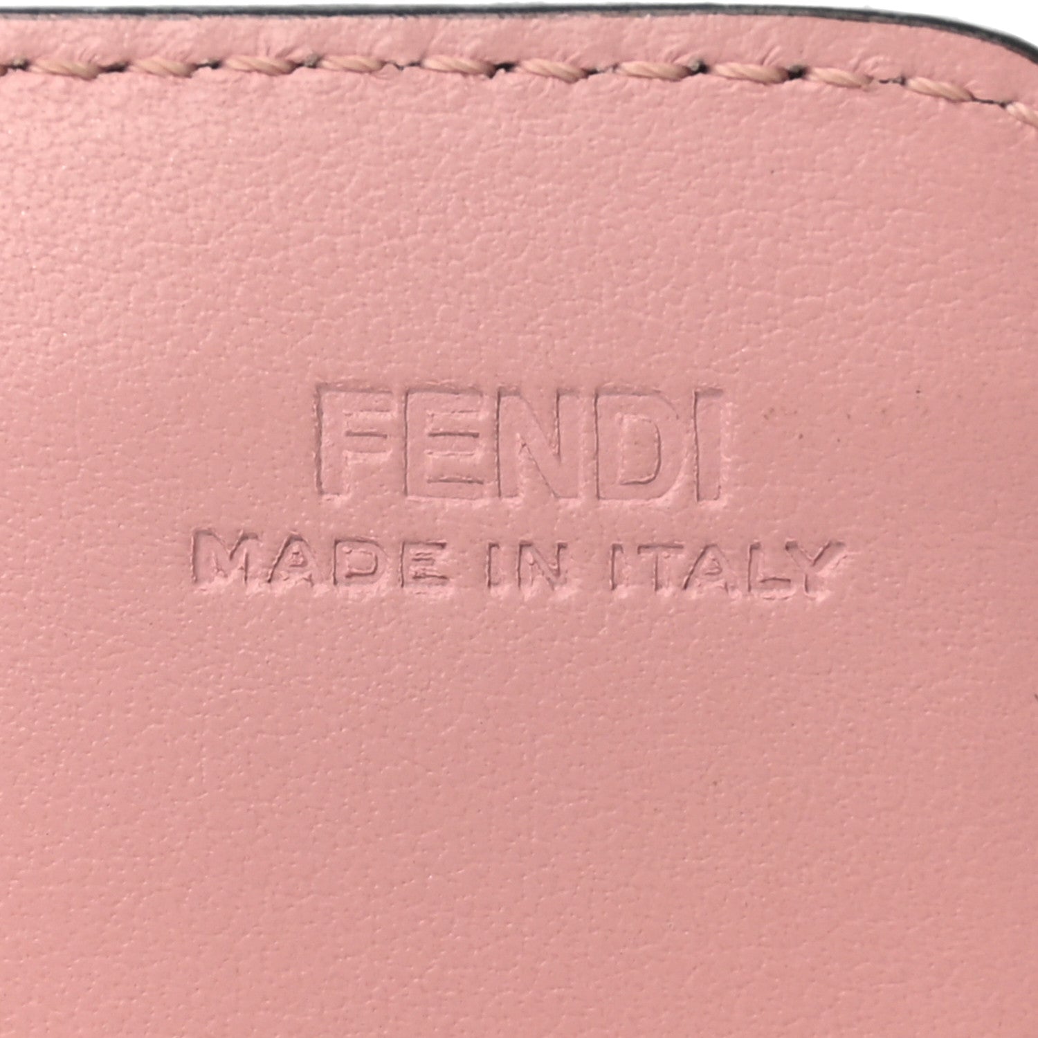Fendi Vitello Elite Century Hypnoteyes Studded Continental Wallet On Chain Bubblegum Multicolor 6 of 7