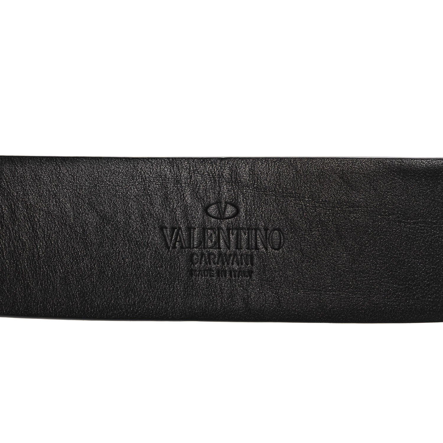 Valentino Garavani Glossy Calfskin VLogo Reversible 40mm Belt 80 32 Saddle Brown Black 3 of 7