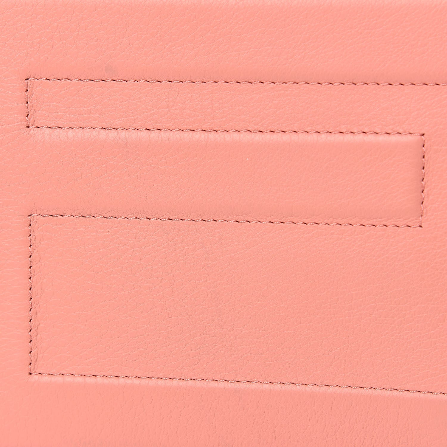 Fendi Vitello Flamingo Tube Macro Clutch Pesca 11 of 14