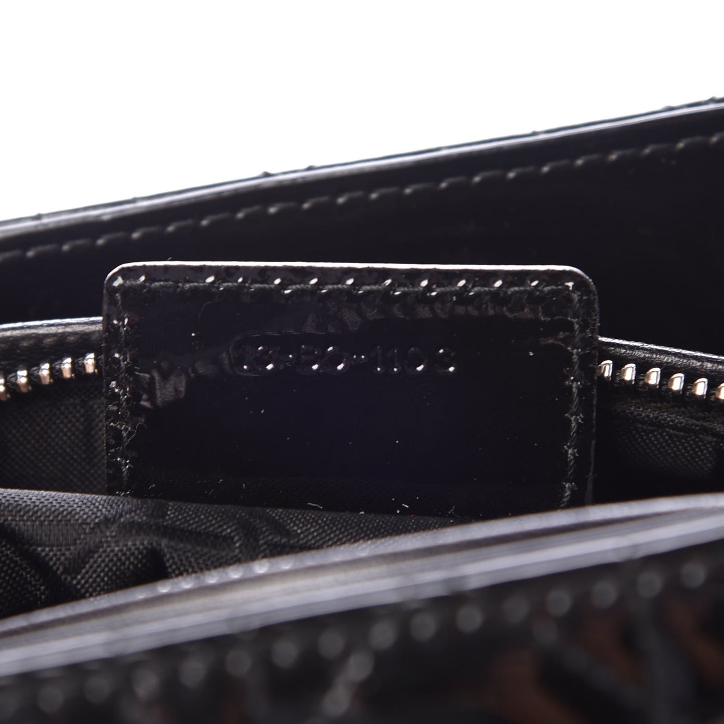 Patent Cannage Medium Lady Dior Black