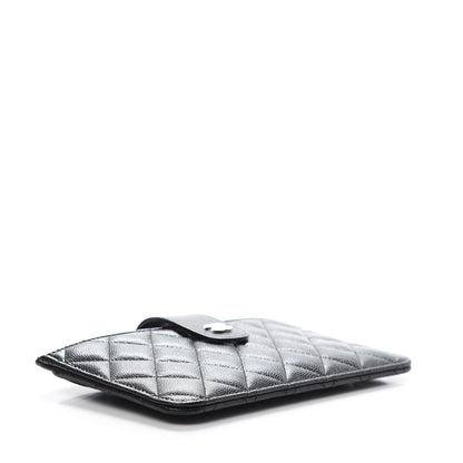 Chanel Caviar Quilted Classic Strap Pouch Black 4 of 12