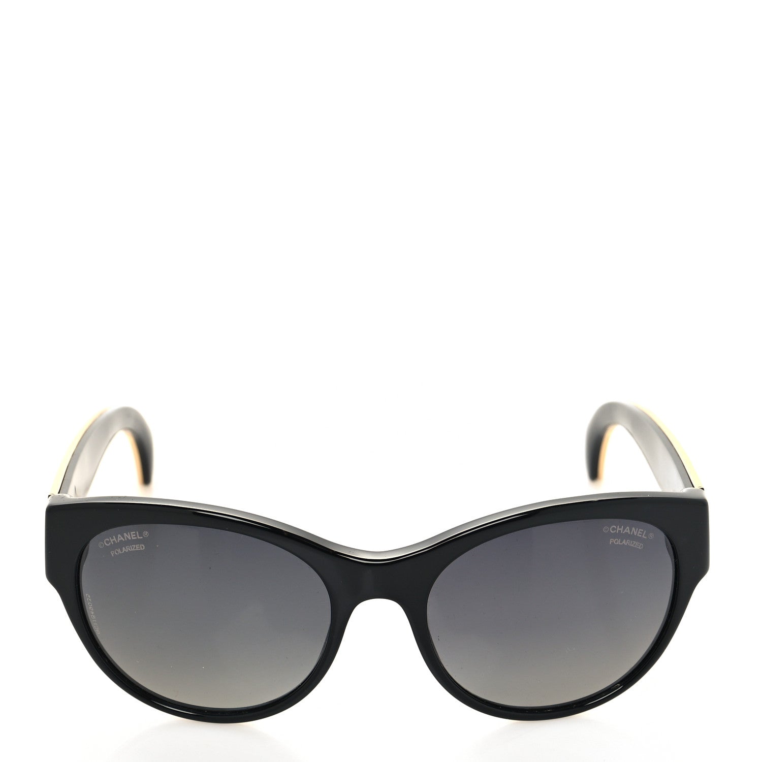 Chanel CC Polarized Stingray Sunglasses 5273-Q Black 2 of 7