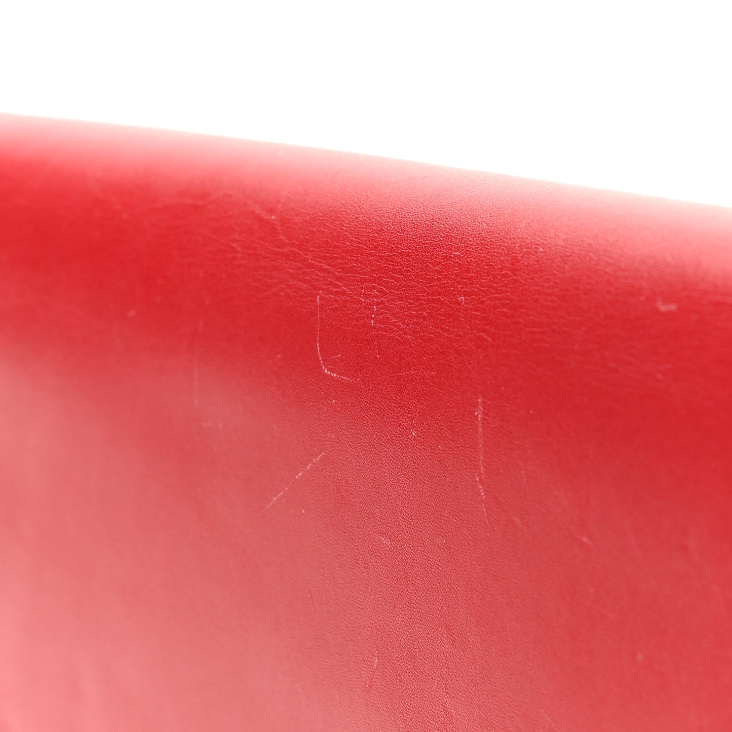 Calfskin Classic Monogram Tassel Clutch Red
