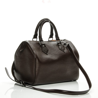 Louis Vuitton Epi Speedy 25 Moka 3 of 9