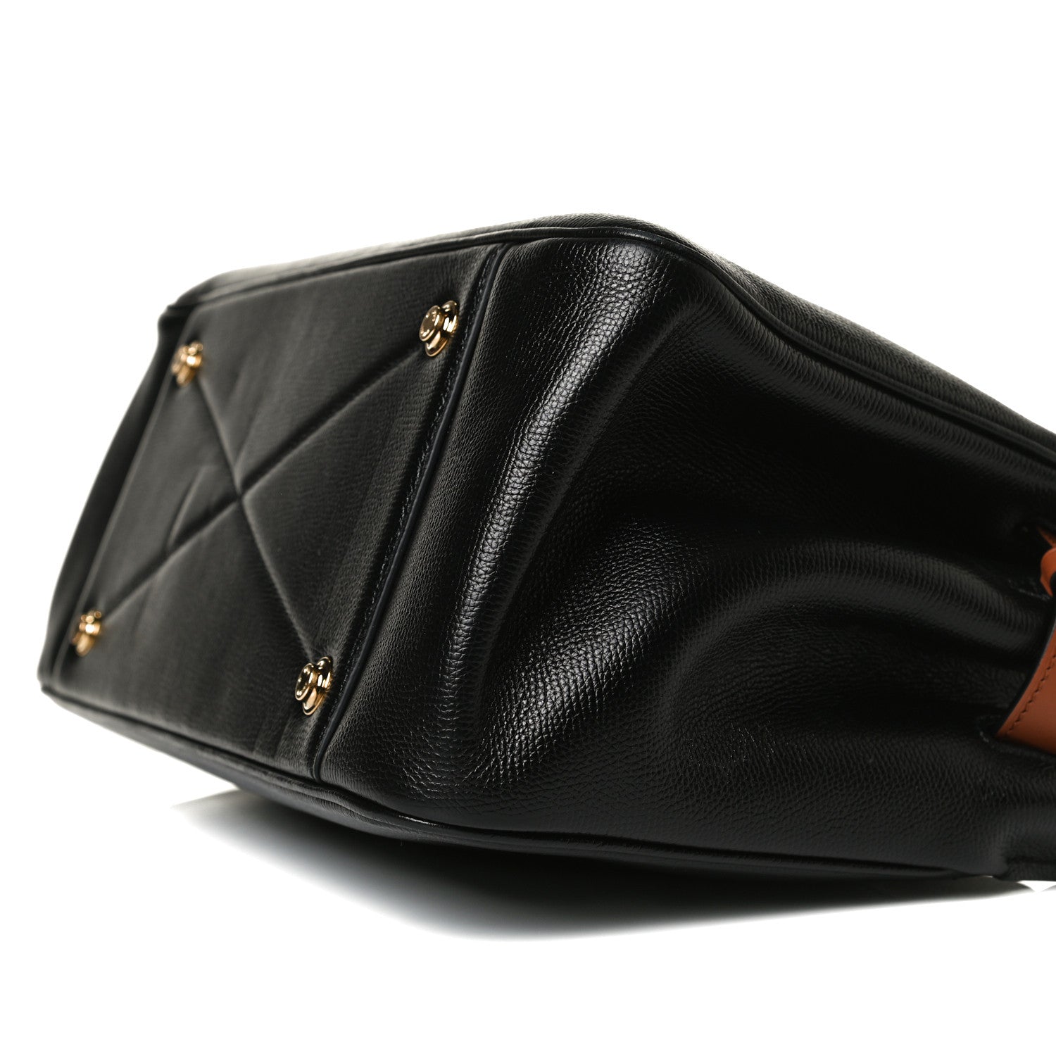 Louis Vuitton Calfskin All Set MM Black Tan 11 of 17