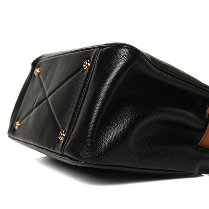 Louis Vuitton Calfskin All Set MM Black Tan 11 of 17