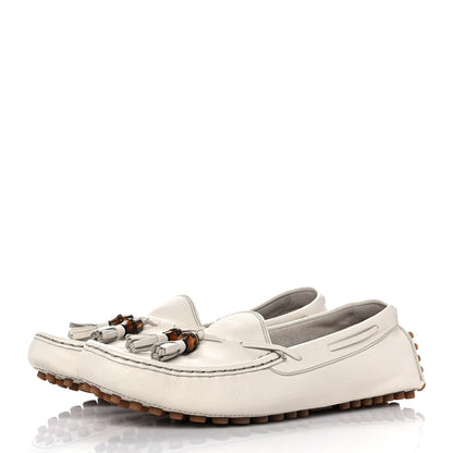 Gucci Calfskin Womens Loafers 39.5 White 3 of 9