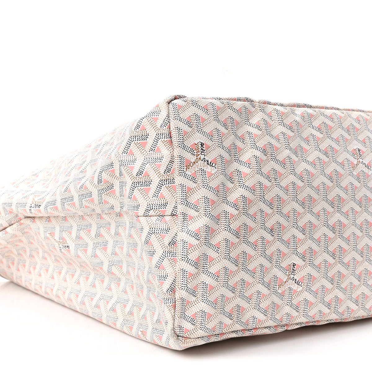 Goyardine Saint Louis Claire Voie GM White Pink