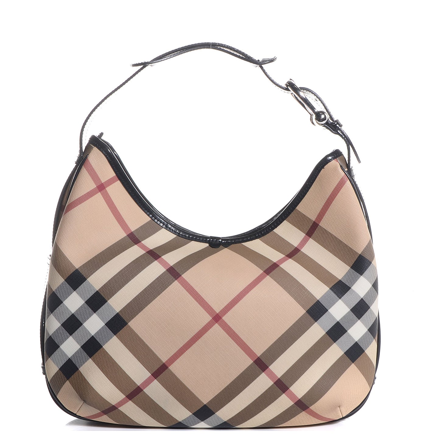 Supernova Check Medium Barton Hobo Black