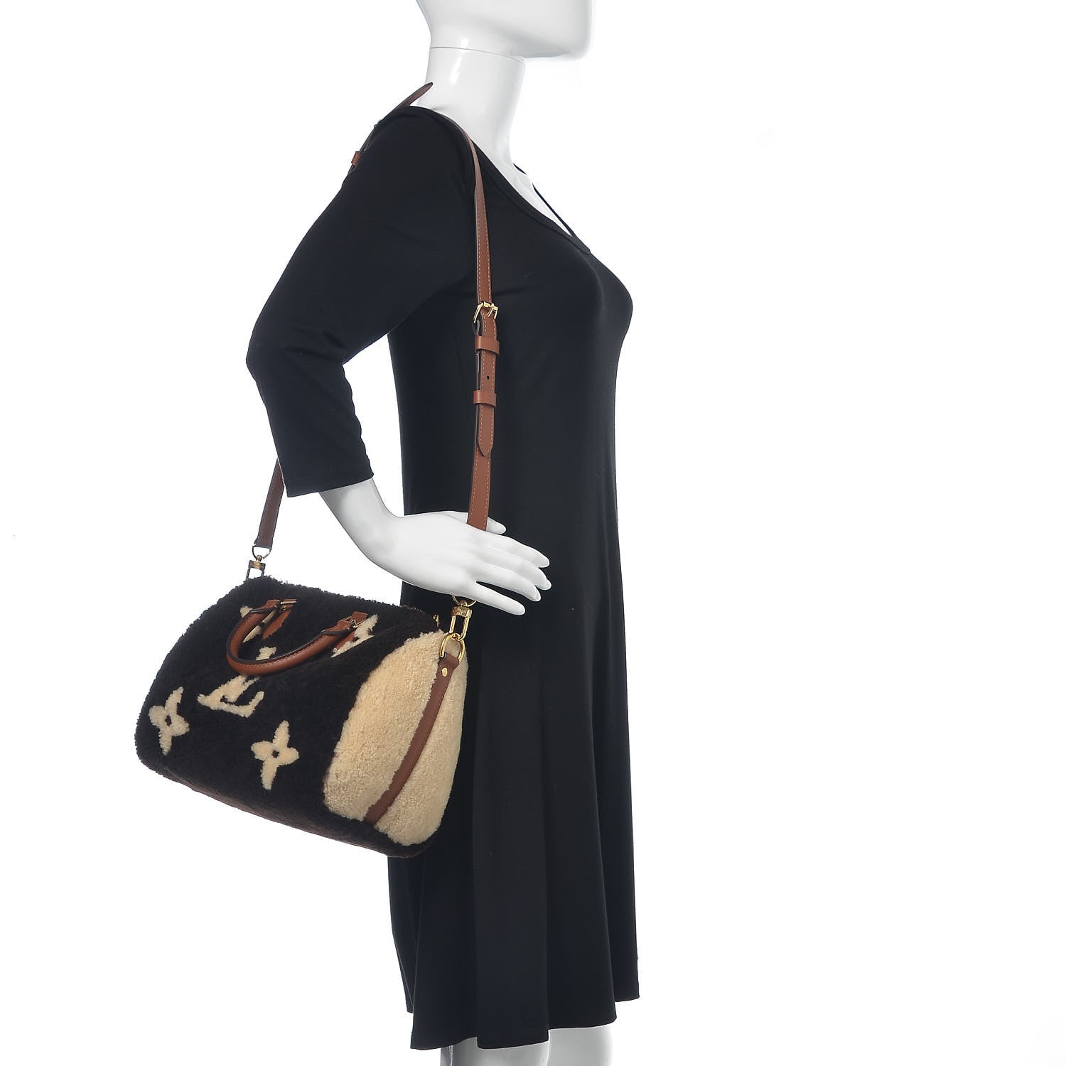 Louis Vuitton Monogram Teddy Speedy Bandouliere 25 2 of 11