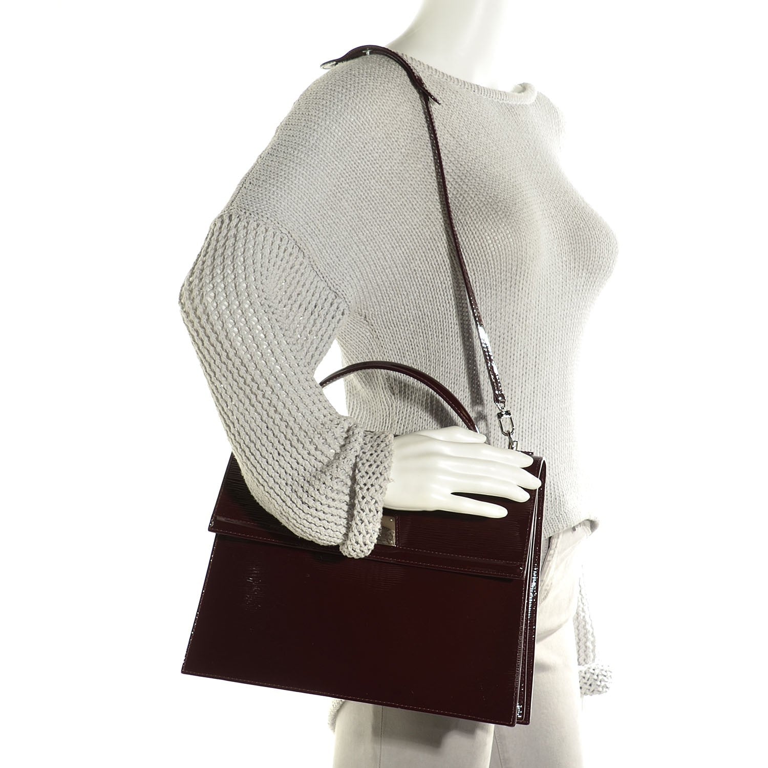 Louis Vuitton Electric Epi Sevigne GM Prune 2 of 7