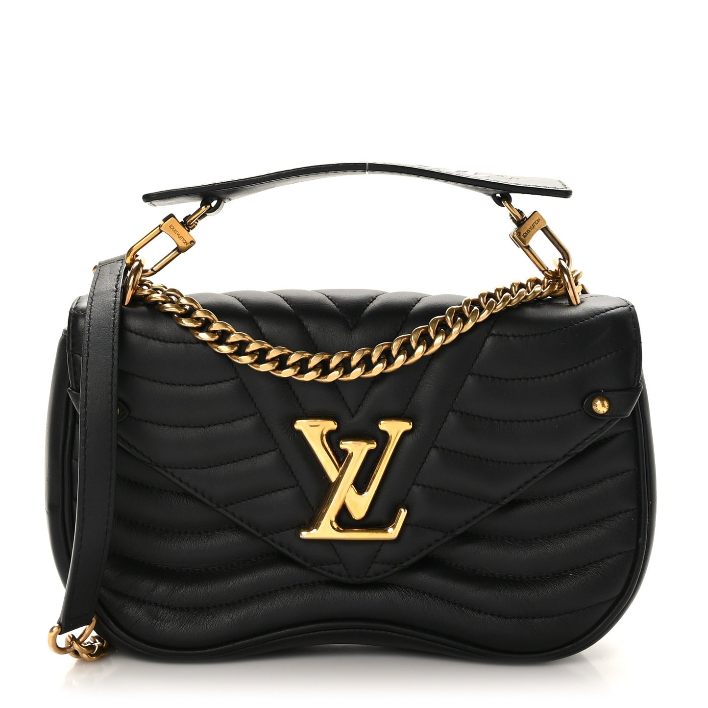 Calfskin New Wave Chain MM Black