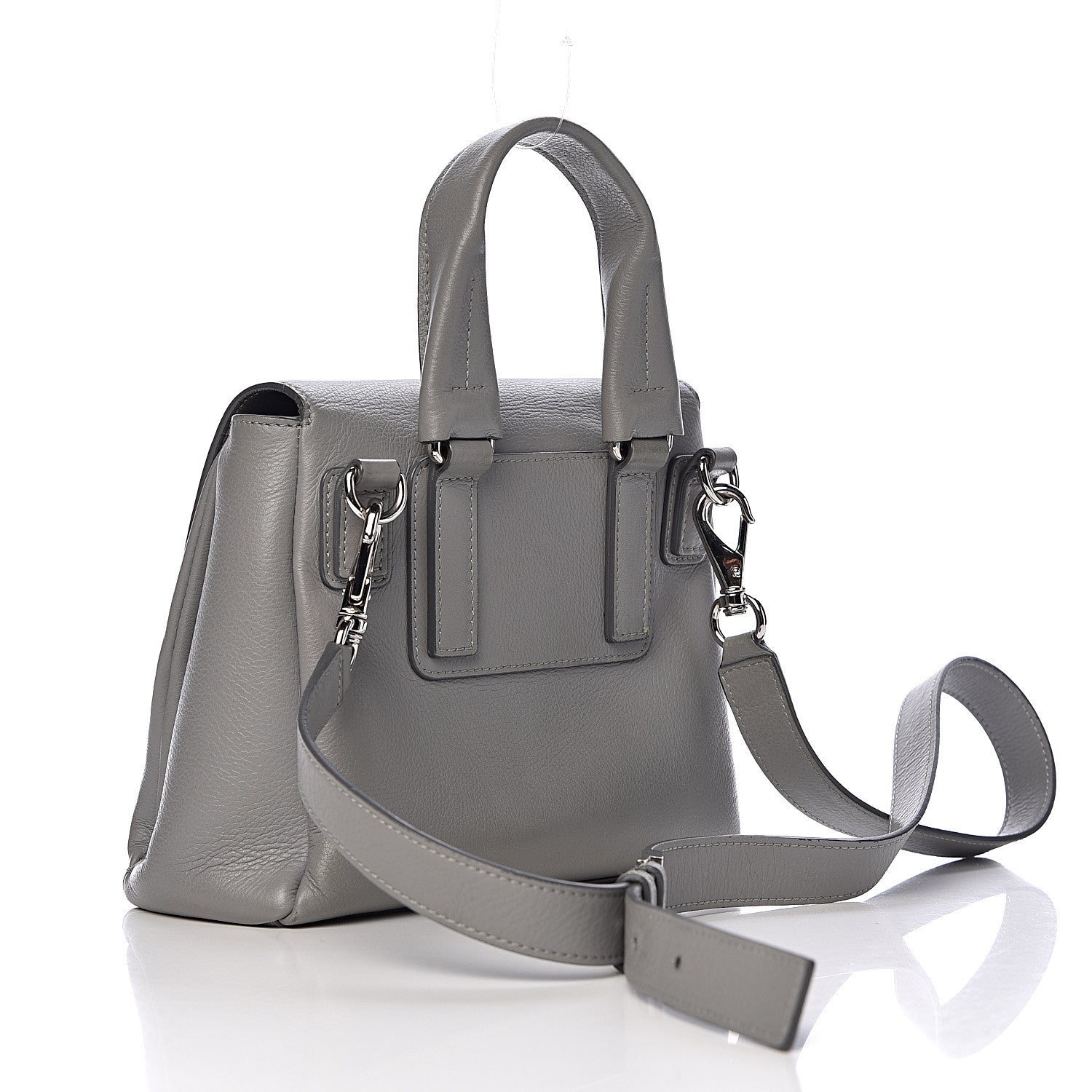 Givenchy Calfskin Mini Pandora Pure Flap Bag Pearl Grey 3 of 10