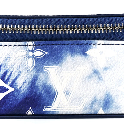Louis Vuitton Cowhide Monogram Bandana Sunglasses Case GM Blue White 7 of 11
