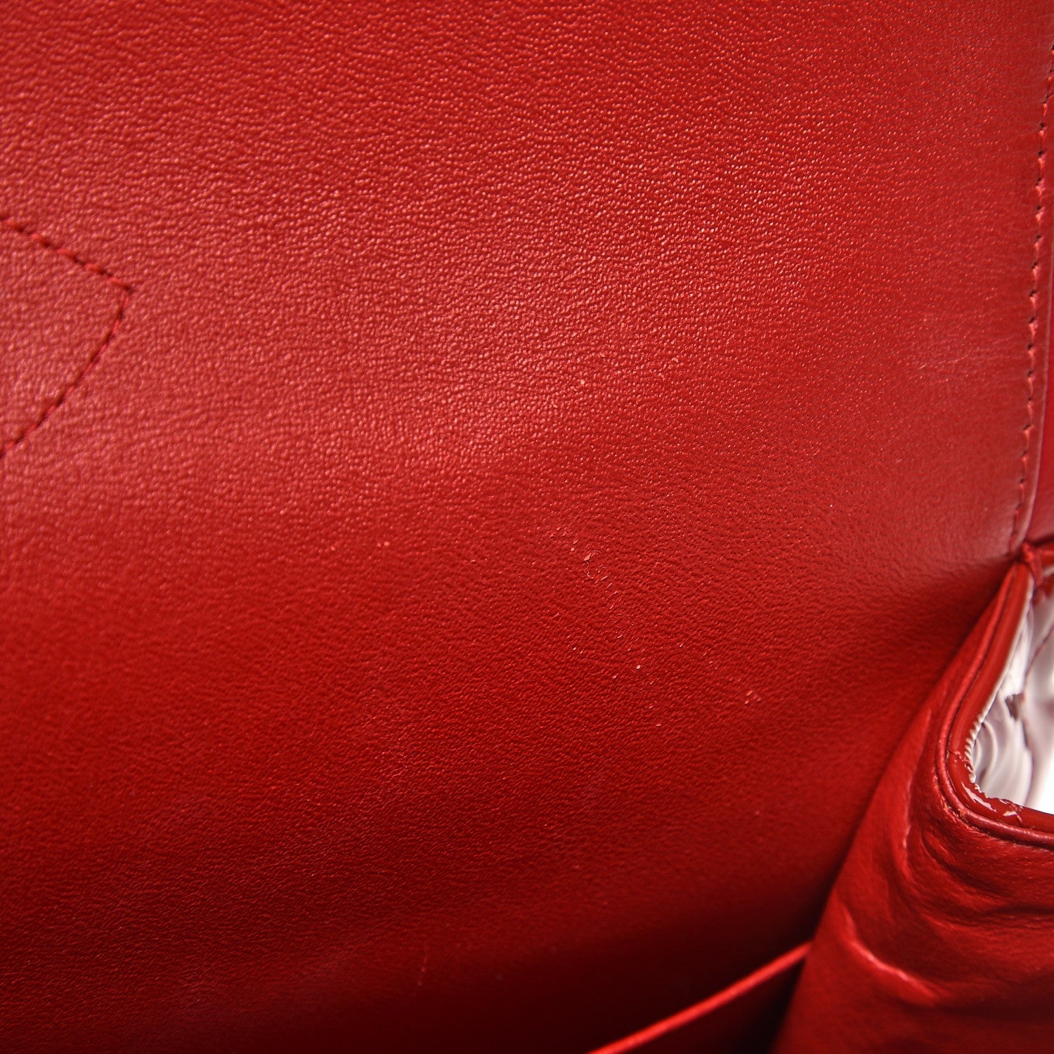 Chanel Patent Quilted Maxi Double Flap Red 9 of 12