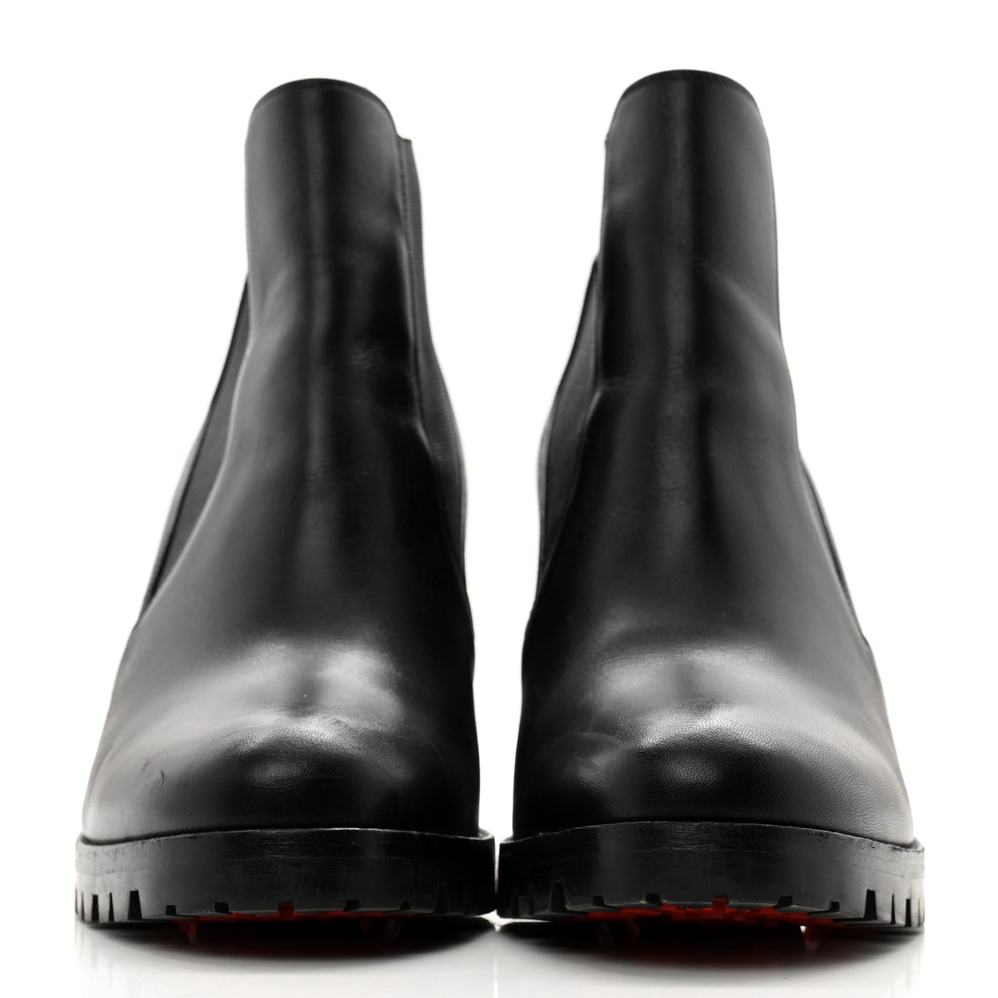 Calfskin Marchacroche 70 Chelsea Boots 37.5 Black