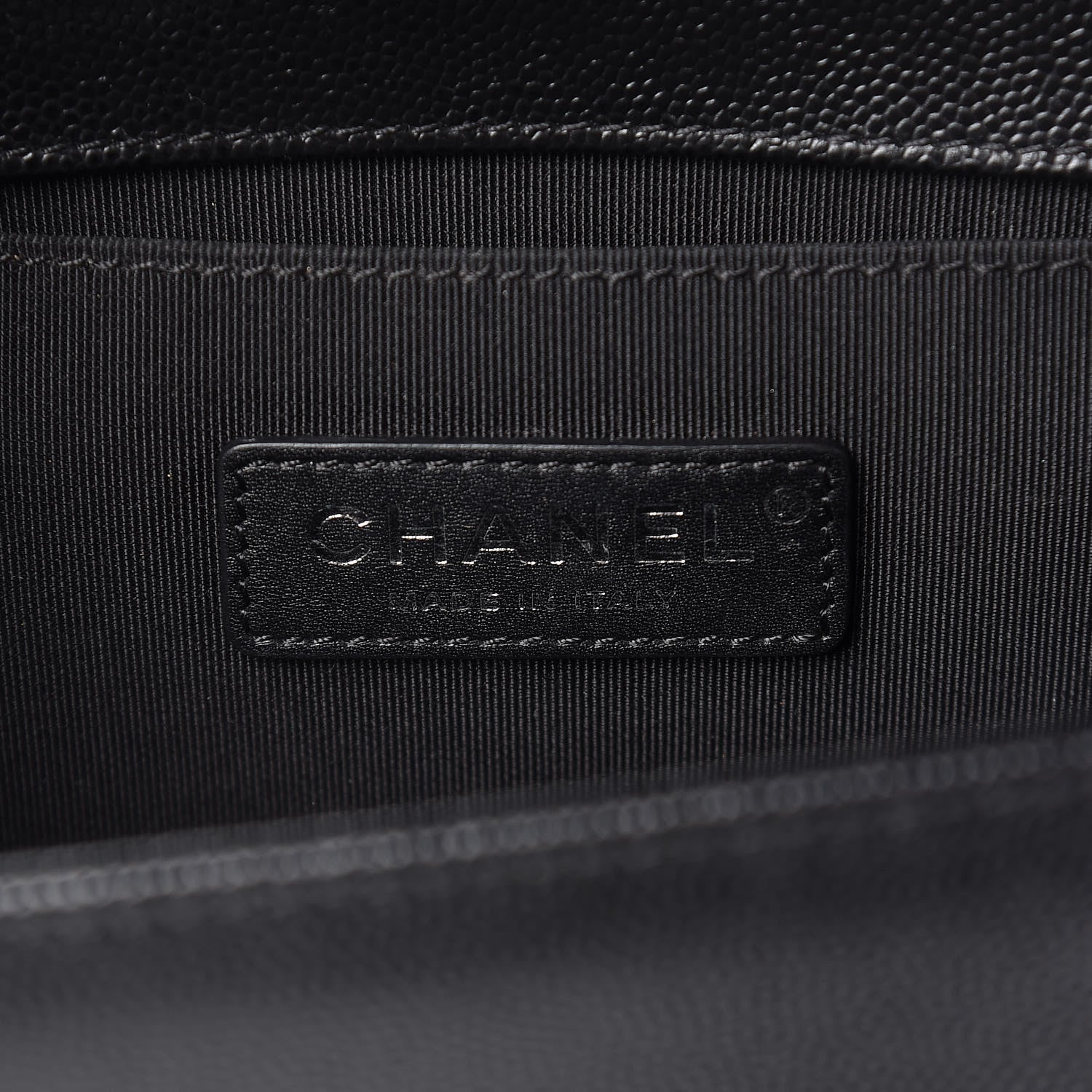 Chanel Caviar Quilted Medium Boy Flap Black 6 of 10