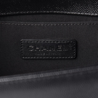 Chanel Caviar Quilted Medium Boy Flap Black 6 of 10