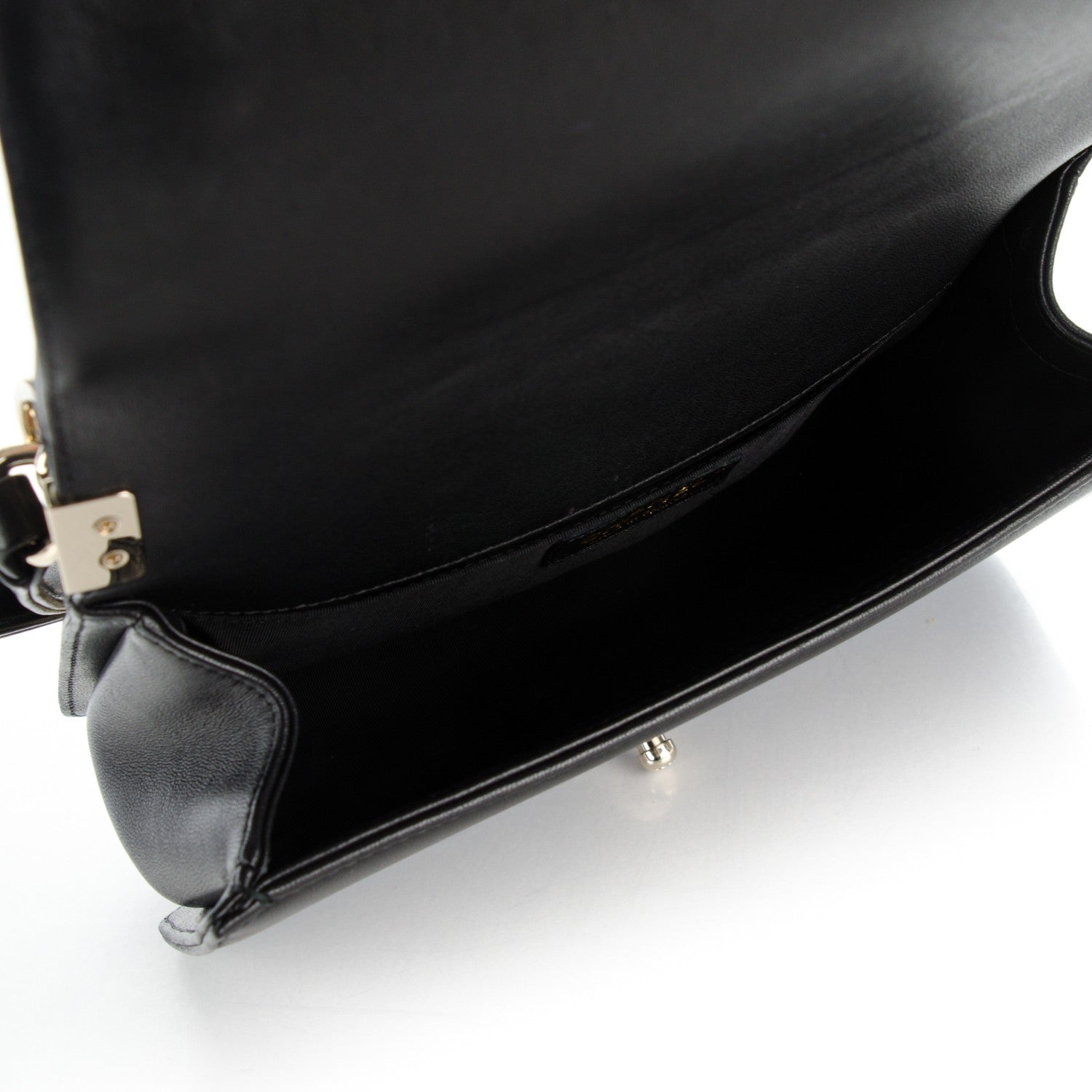 Chanel Lambskin Quilted Medium Boy Flap Black 6 of 8