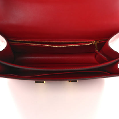 Hermes Ostrich Constance 24 Rouge Vif 5 of 16