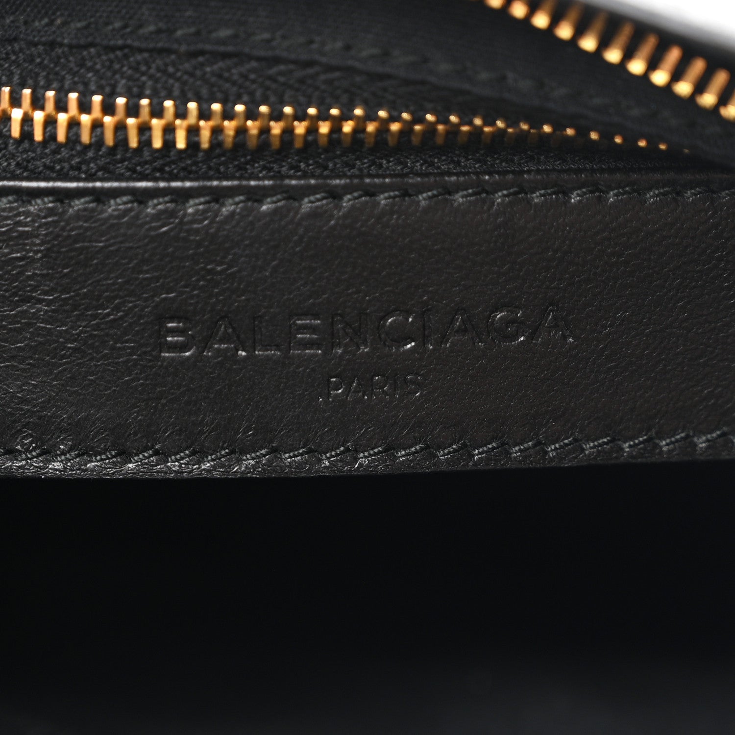 Balenciaga Chevre Gold Metallic Edge Hardware Mini City Black 7 of 11