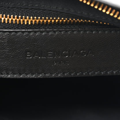 Balenciaga Chevre Gold Metallic Edge Hardware Mini City Black 7 of 11