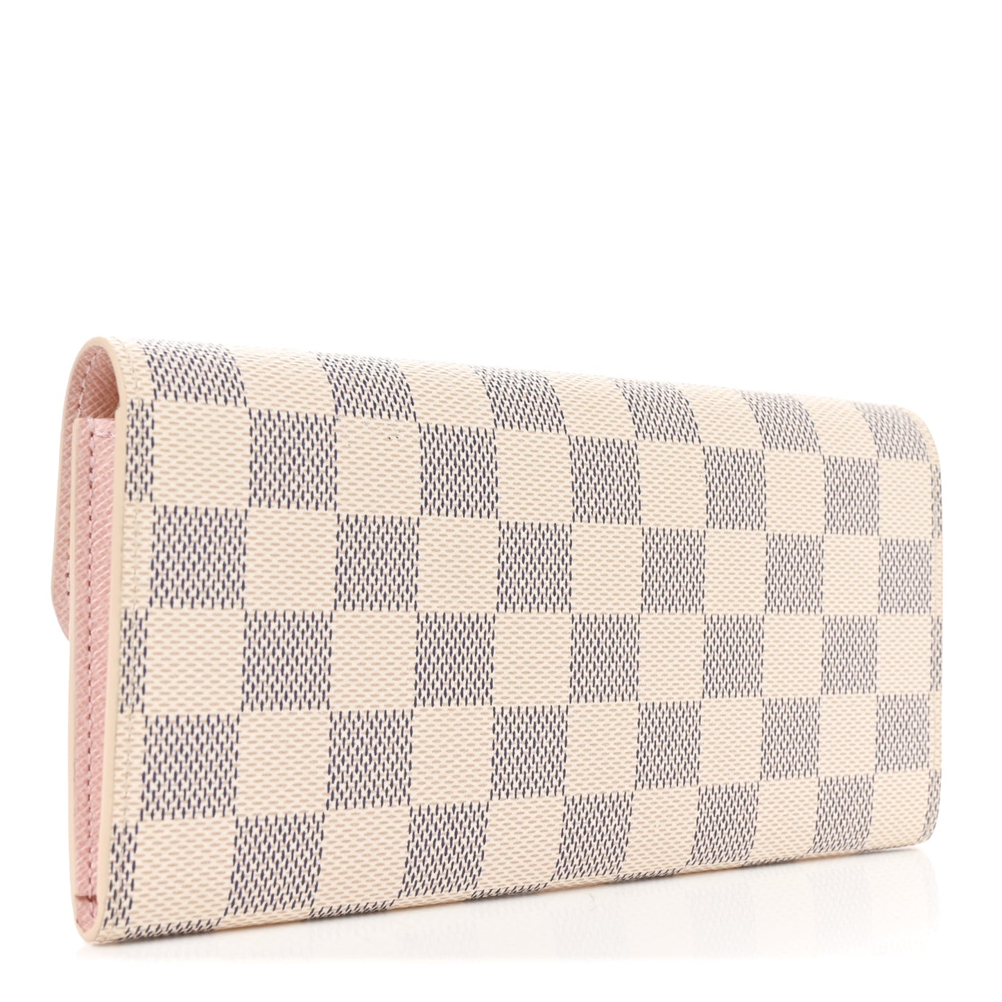 Damier Azur Emilie Wallet Rose Ballerine