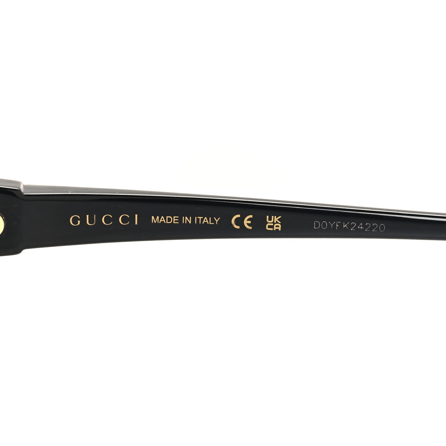 Acetate Square Frame Sunglasses GG0876SA Black