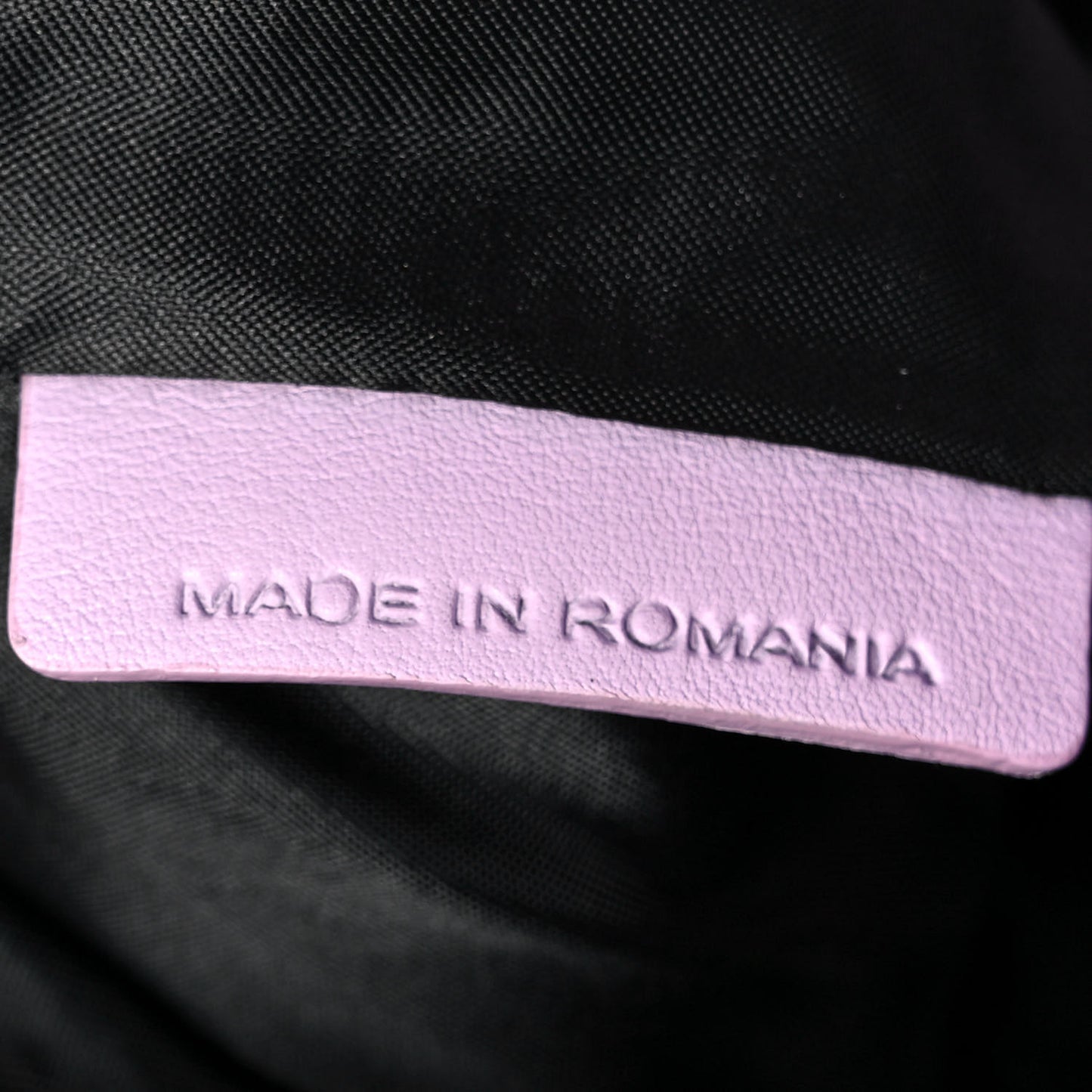Nylon Skull Camera Crossbody Bag Lilac