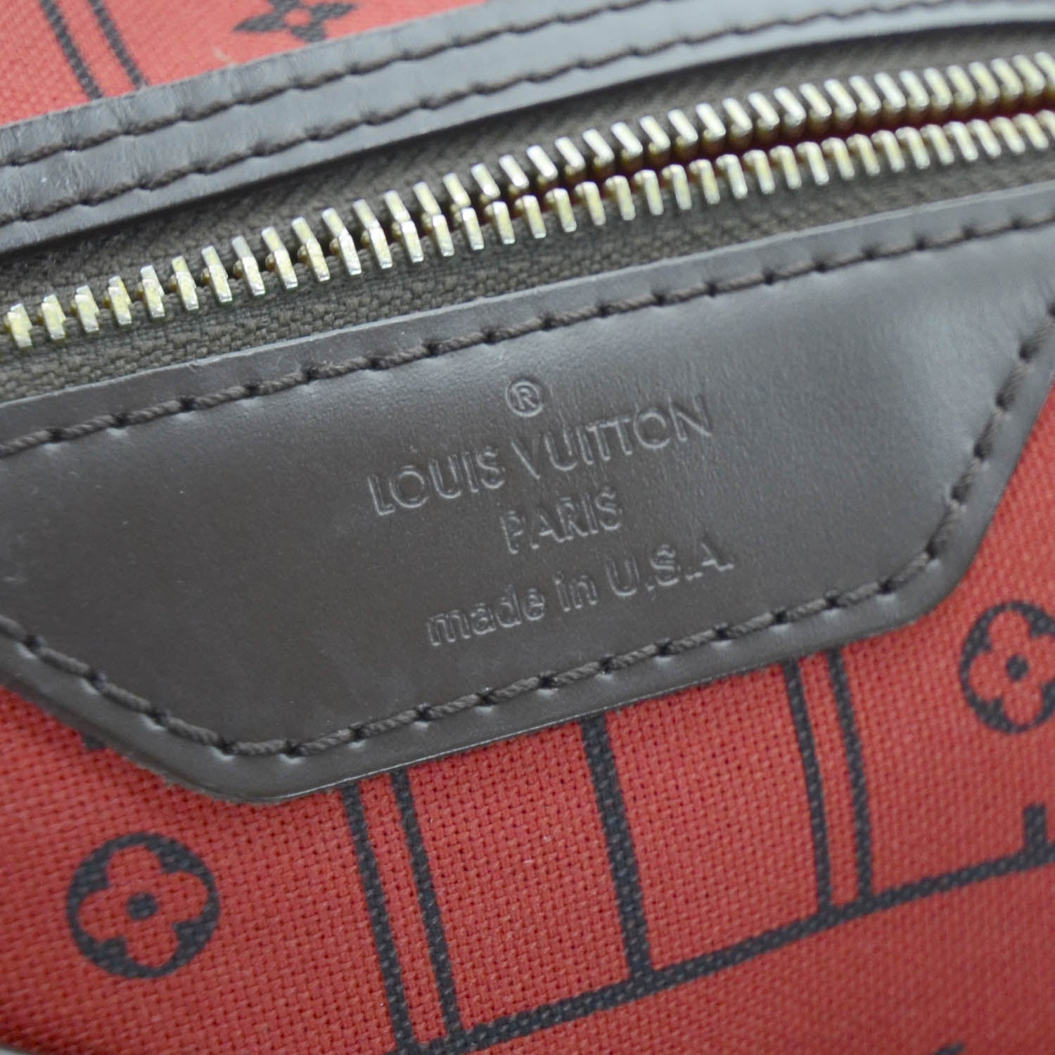 Louis Vuitton Damier Ebene Neverfull GM 9 of 10