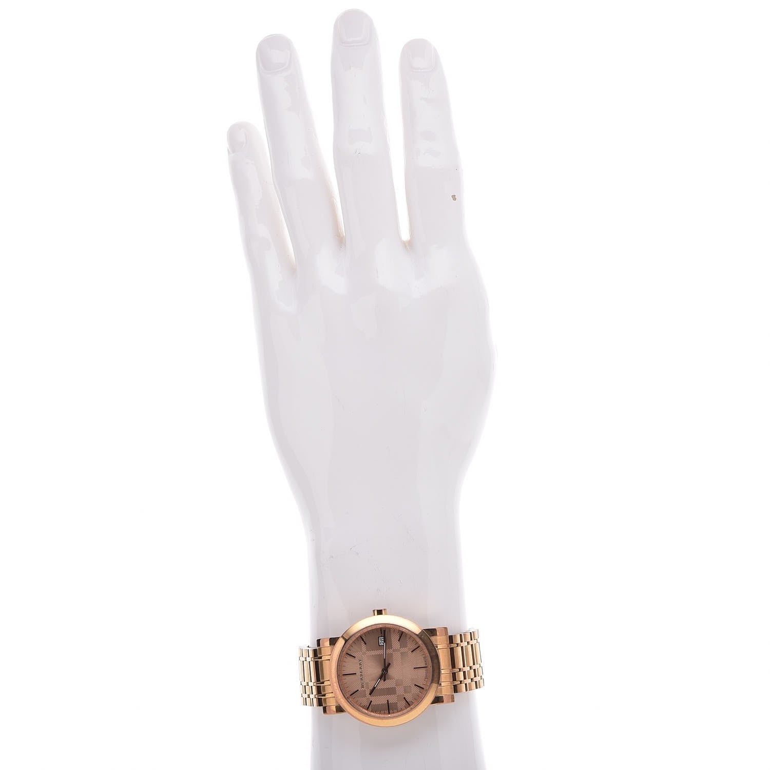 Burberry Stainless Steel 38mm Heritage Quartz Watch Rose BU1864 2 of 7