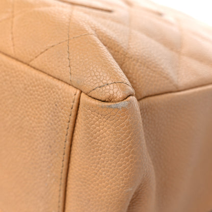 Chanel Caviar Quilted Petit Shopping Tote PST Beige 8 of 21