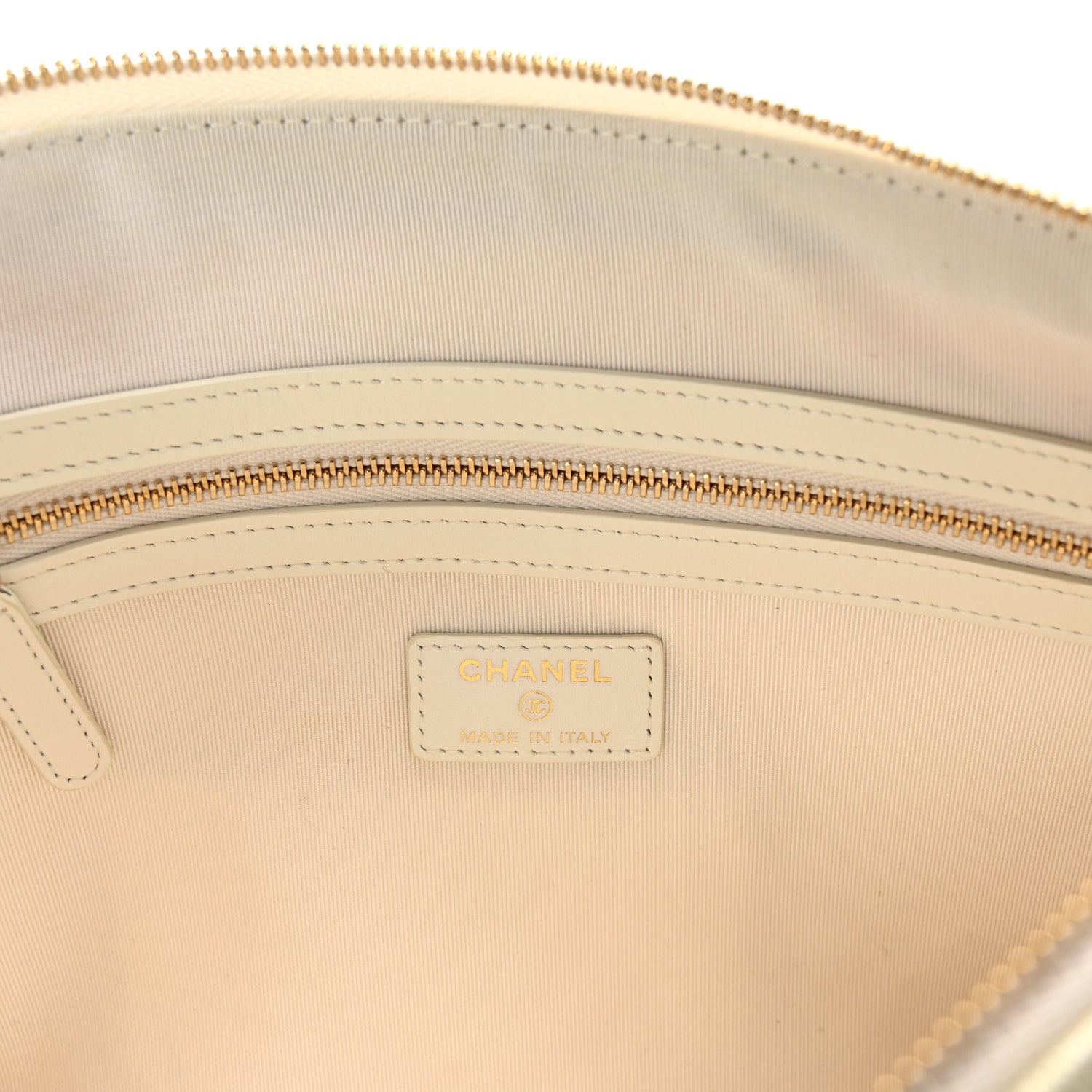 Chanel Iridescent Caviar Medium Night by the C Pouch Clutch White 6 of 8