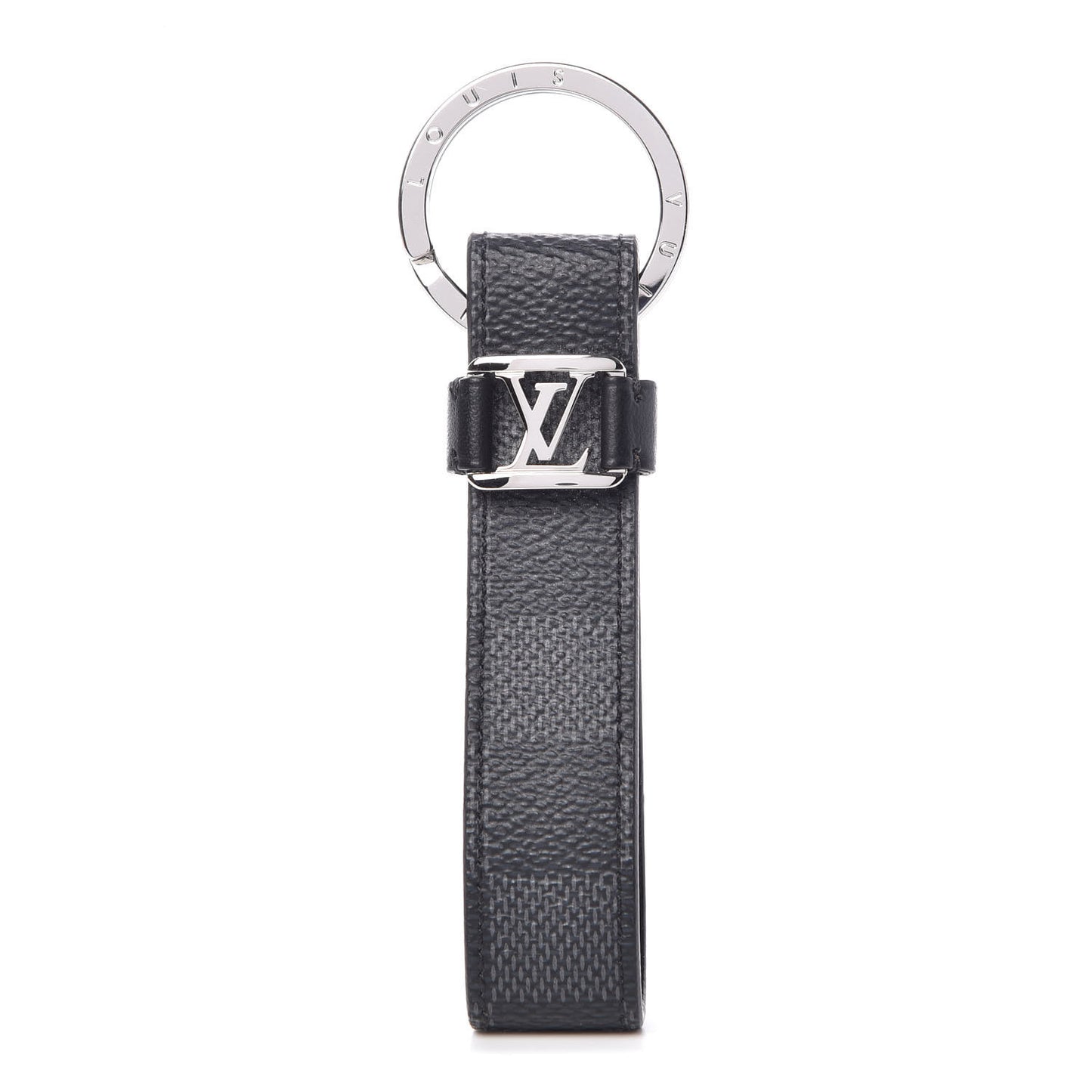 Damier Graphite LV Dragonne Key Holder